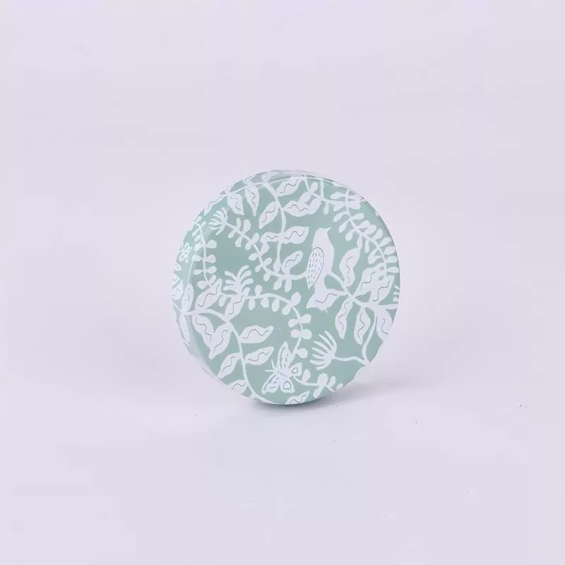 ذاتی نوعیت کے پرنٹ ٹن موم بتی جار ڑککن