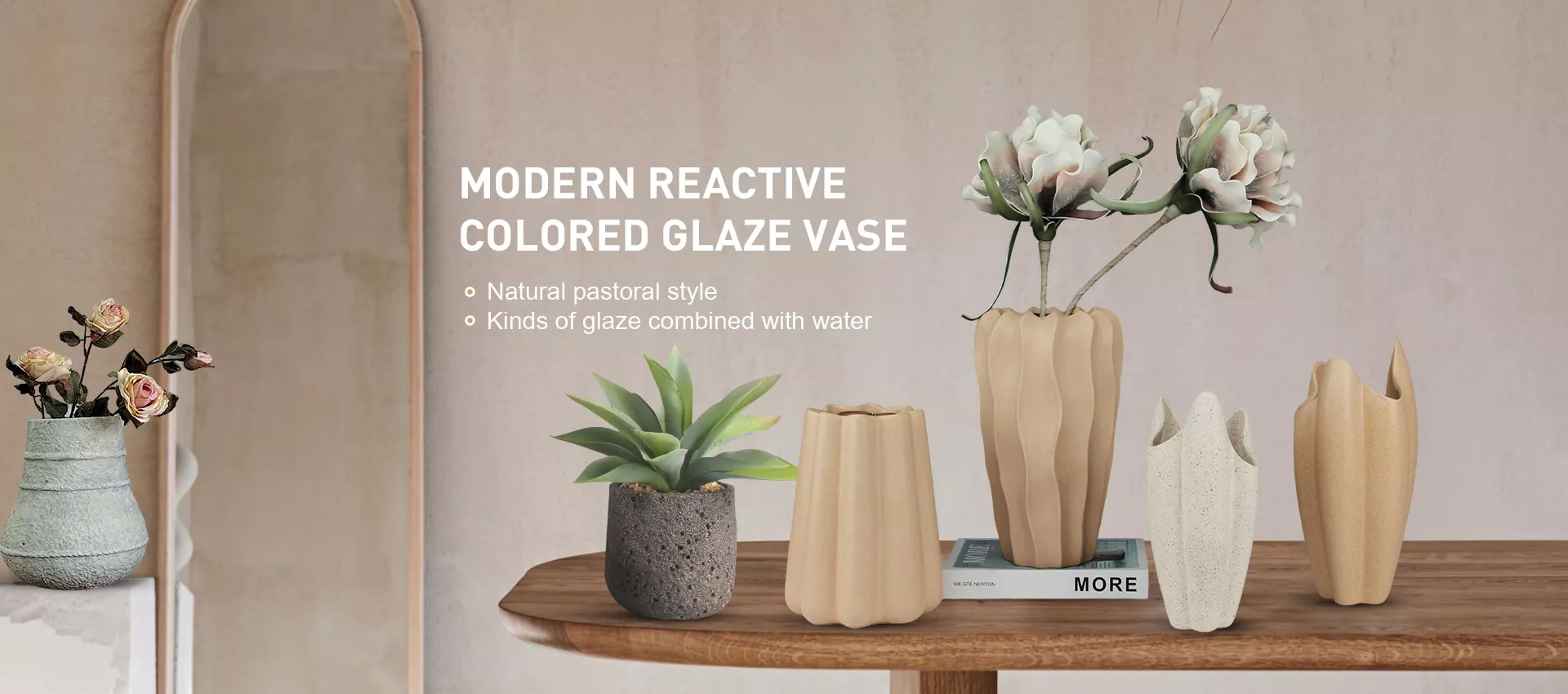 آرائشی سیرامک ​​گلدان