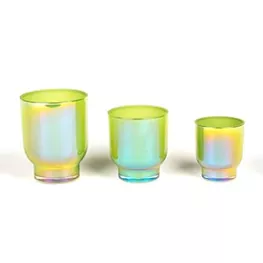 تدریجی رنگین گلاس موم بتی ہولڈر