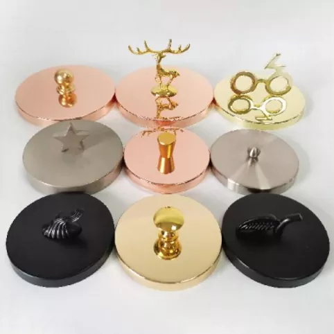 کسٹم موم بتی جار ڑککن