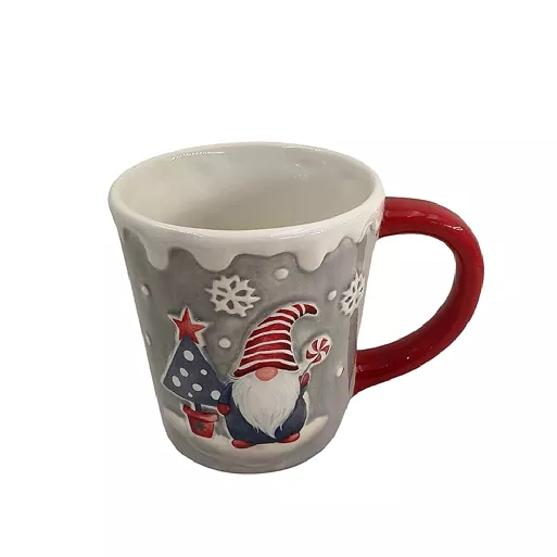 مضحکہ خیز کرسمس یلف سیرامک ​​پیالا